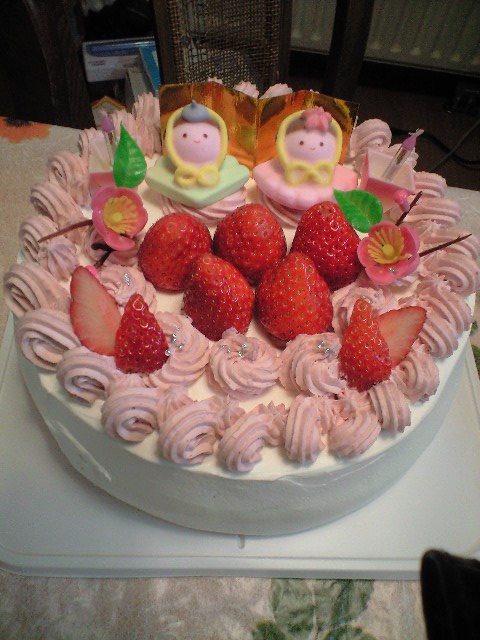 画像1: 記念日のケーキ　